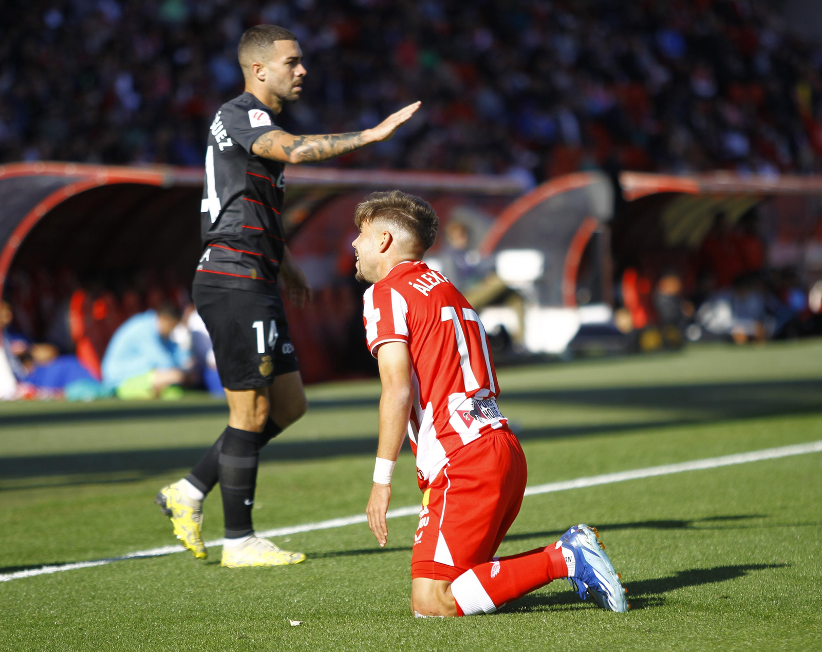 Imágenes del partido U.D. Almería-R.C.D. Mallorca