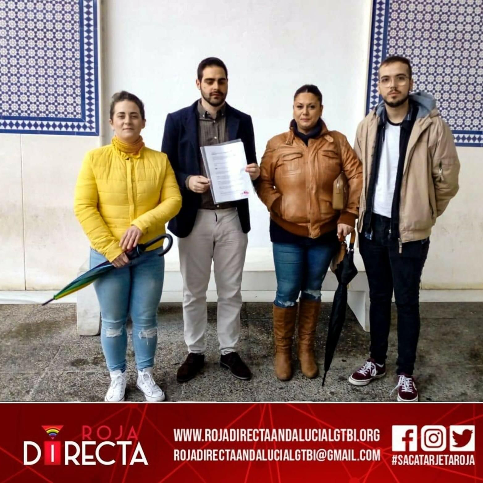 Noelia Millan, Jesús Tomillero, Inmaculada Antón y Santiago Lobato, de Roja Directa.