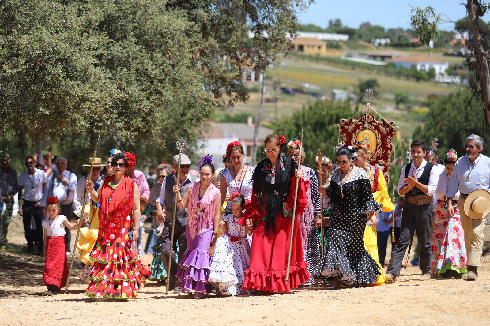 Imágenes de la presentación de las hermandades filiales ante la Virgen de Montemayor