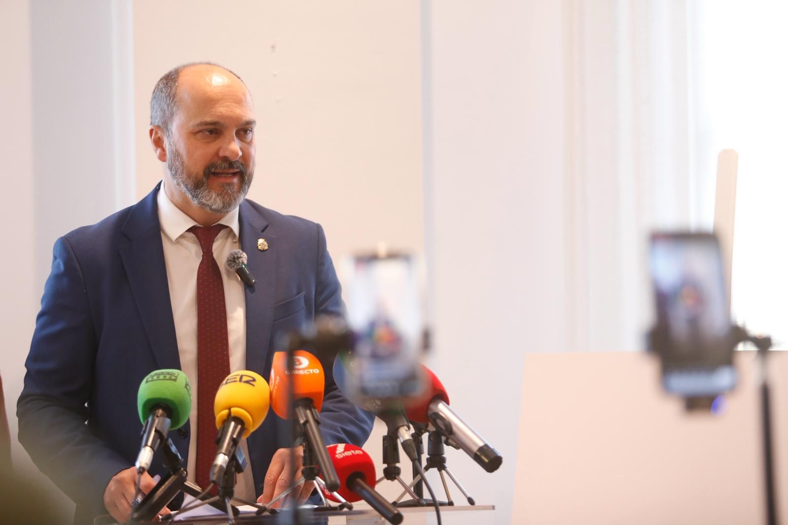 El alcalde de Los Barrios, Miguel Alconchel, este miércoles.