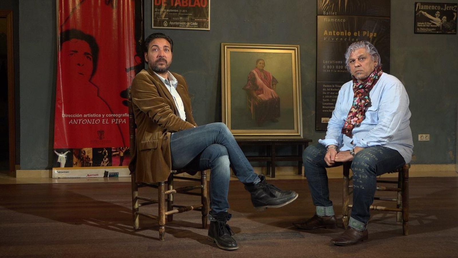 Antonio El Pipa y Antonio Malena, en el documental.