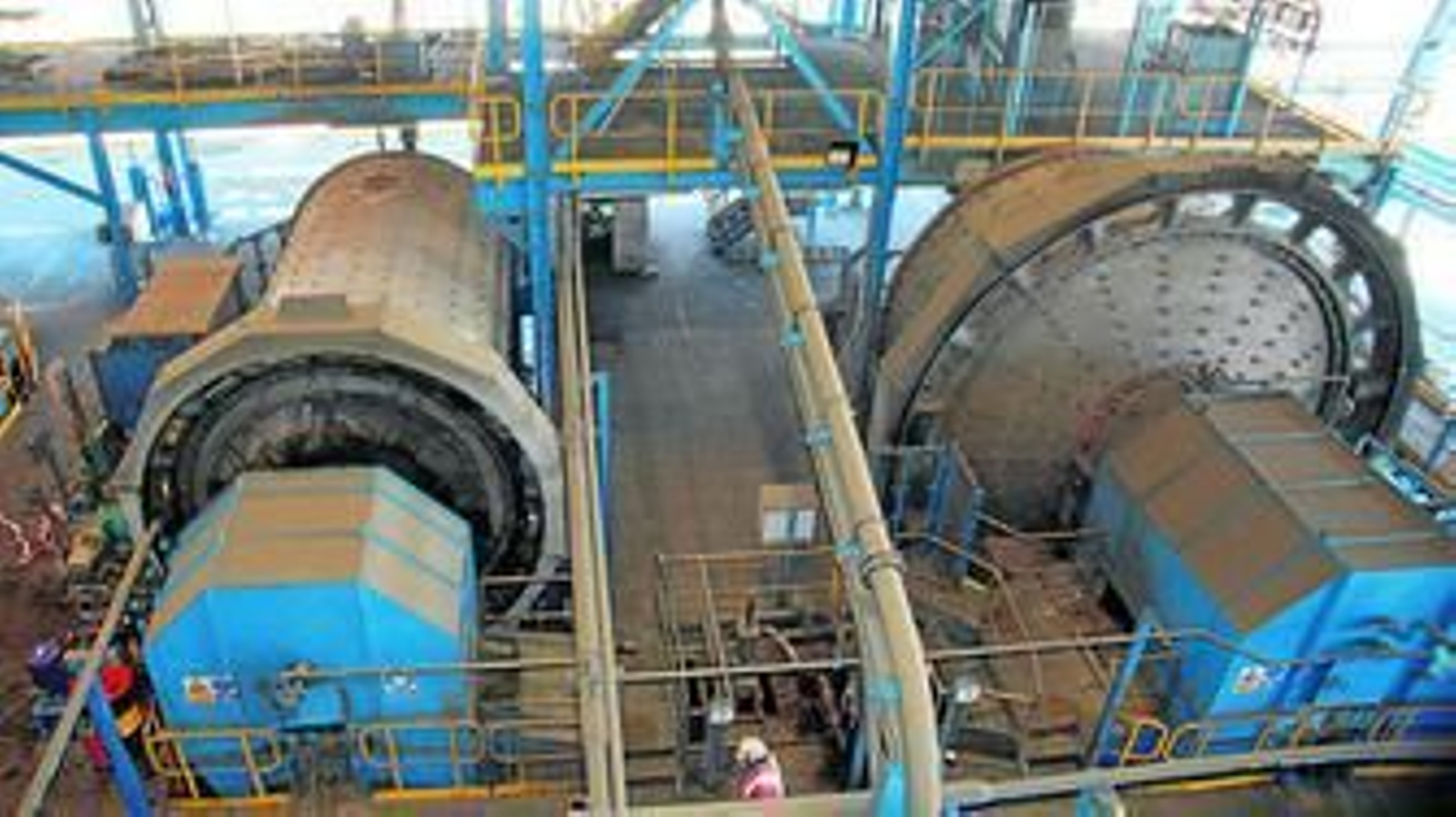 Instalaciones de Minas de Aguas Teñidas en Almonaster la Real.