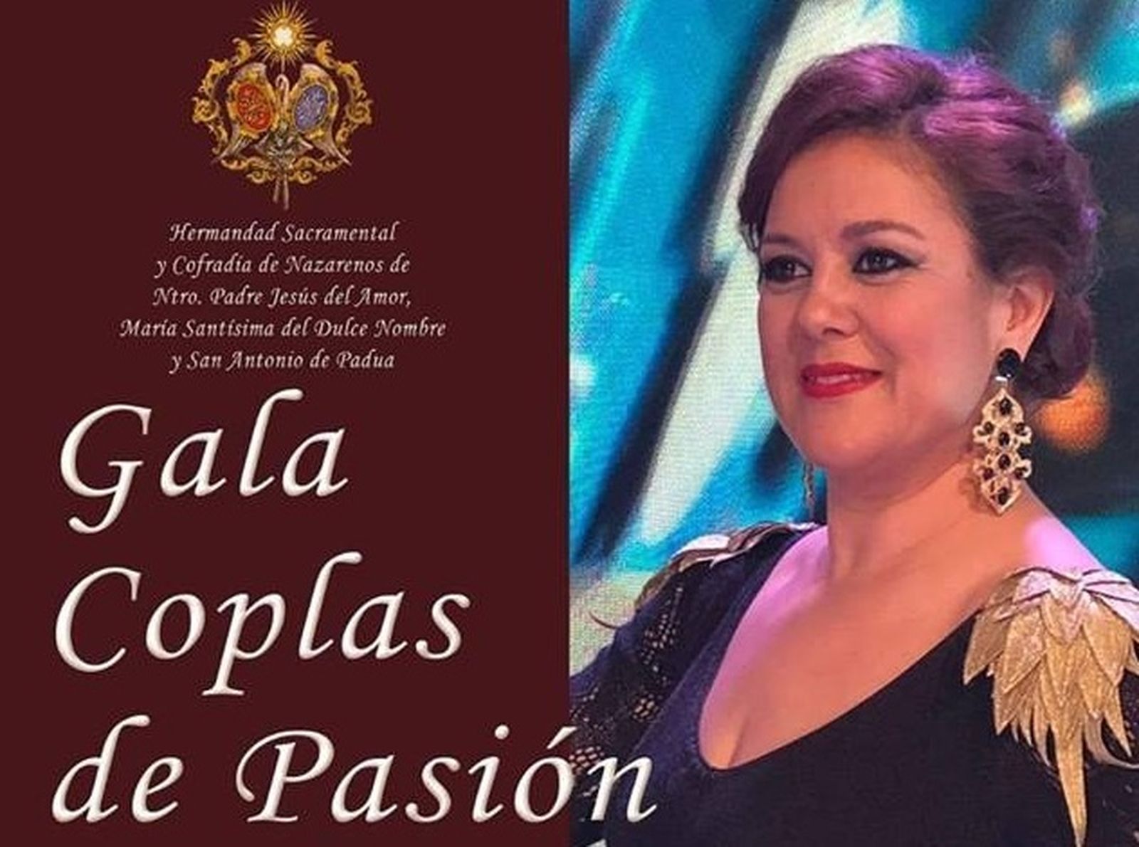 Cartel anunciador del espectáculo que se celebra el día 2 de abril.