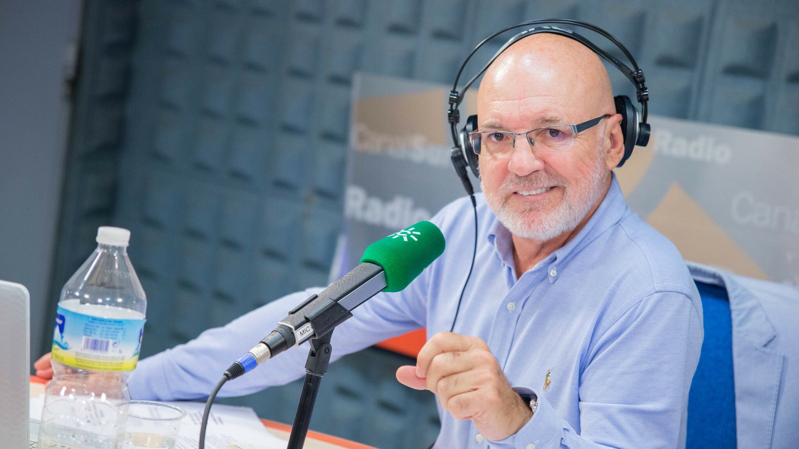 Jesús Vigorra en el estudio de 'La mañana de Andalucía'