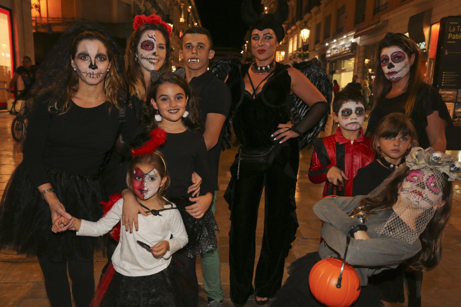 Las fotos de la noche de Halloween en Málaga