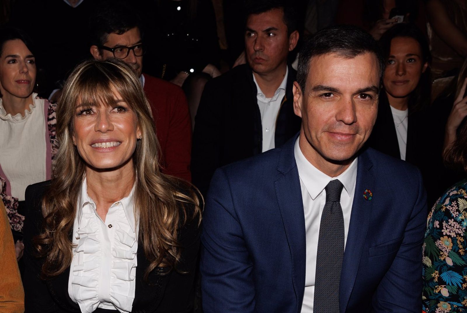 Pedro Sánchez y su mujer, Begoña Gómez.