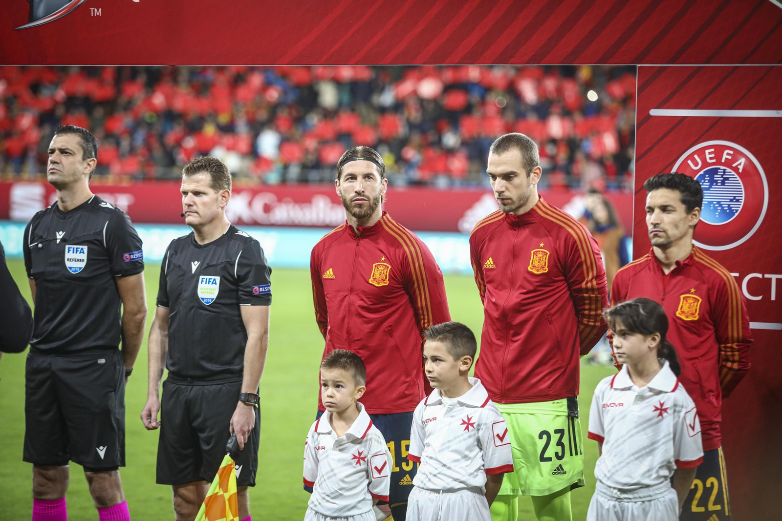 Las imágenes del España-Malta en Cádiz