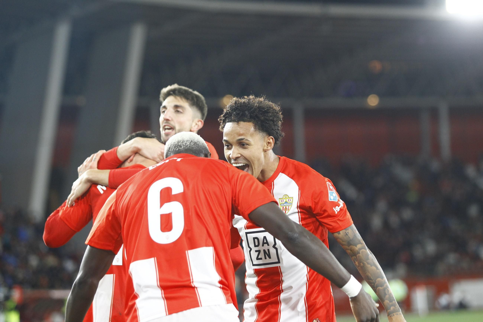 El partido U.D. Almería-C.D. Leganés de Copa del Rey, en imágenes
