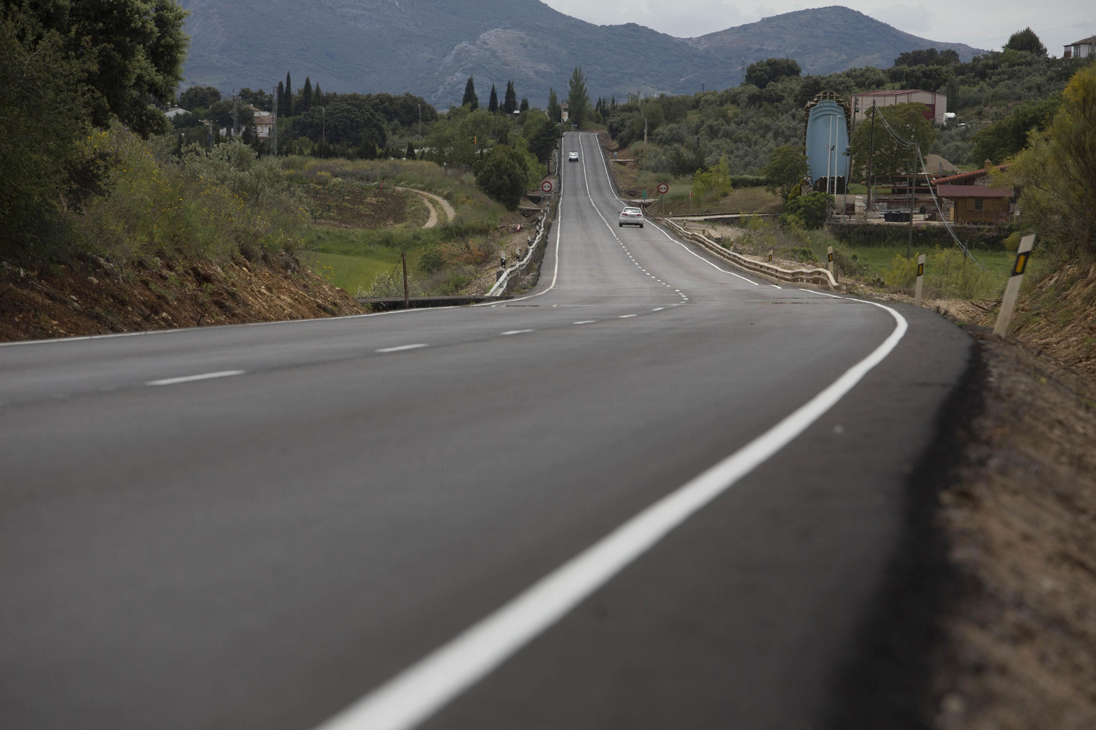 Tramo de la carretera A367 que será desdoblado.