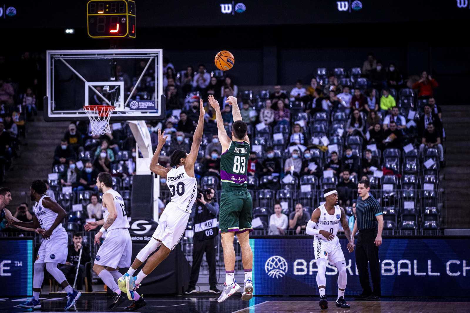 Galería: El Cluj Napoca - Unicaja, en imágenes