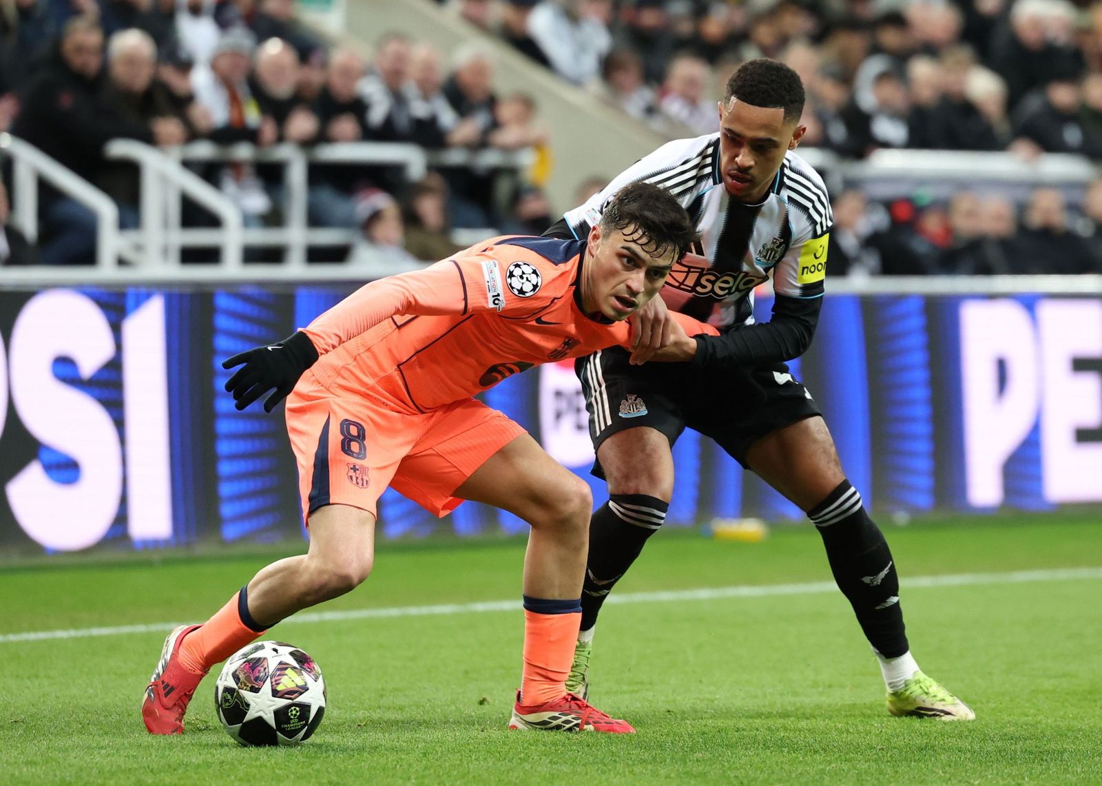 Las fotos del Newcastle-Barcelona