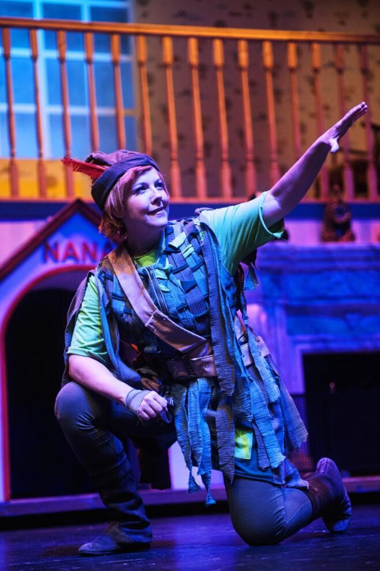 Silvia Villaú da vida a Peter Pan.