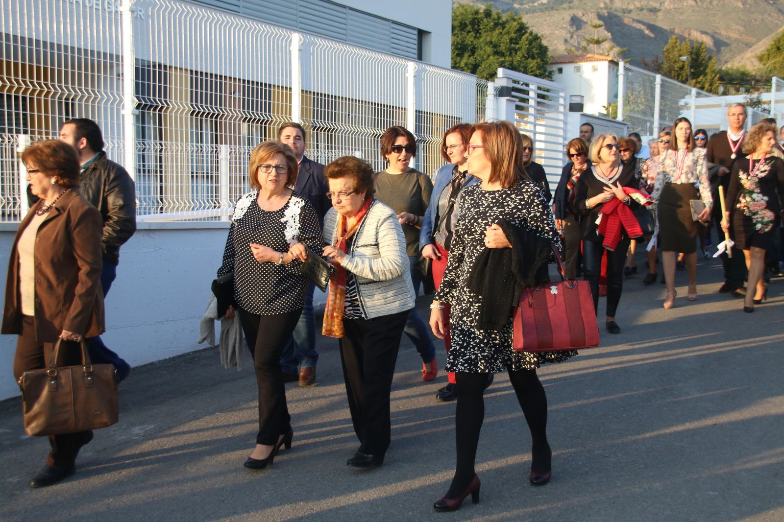 Las imágenes de la Virgen de Gádor en su recorrido a Berja