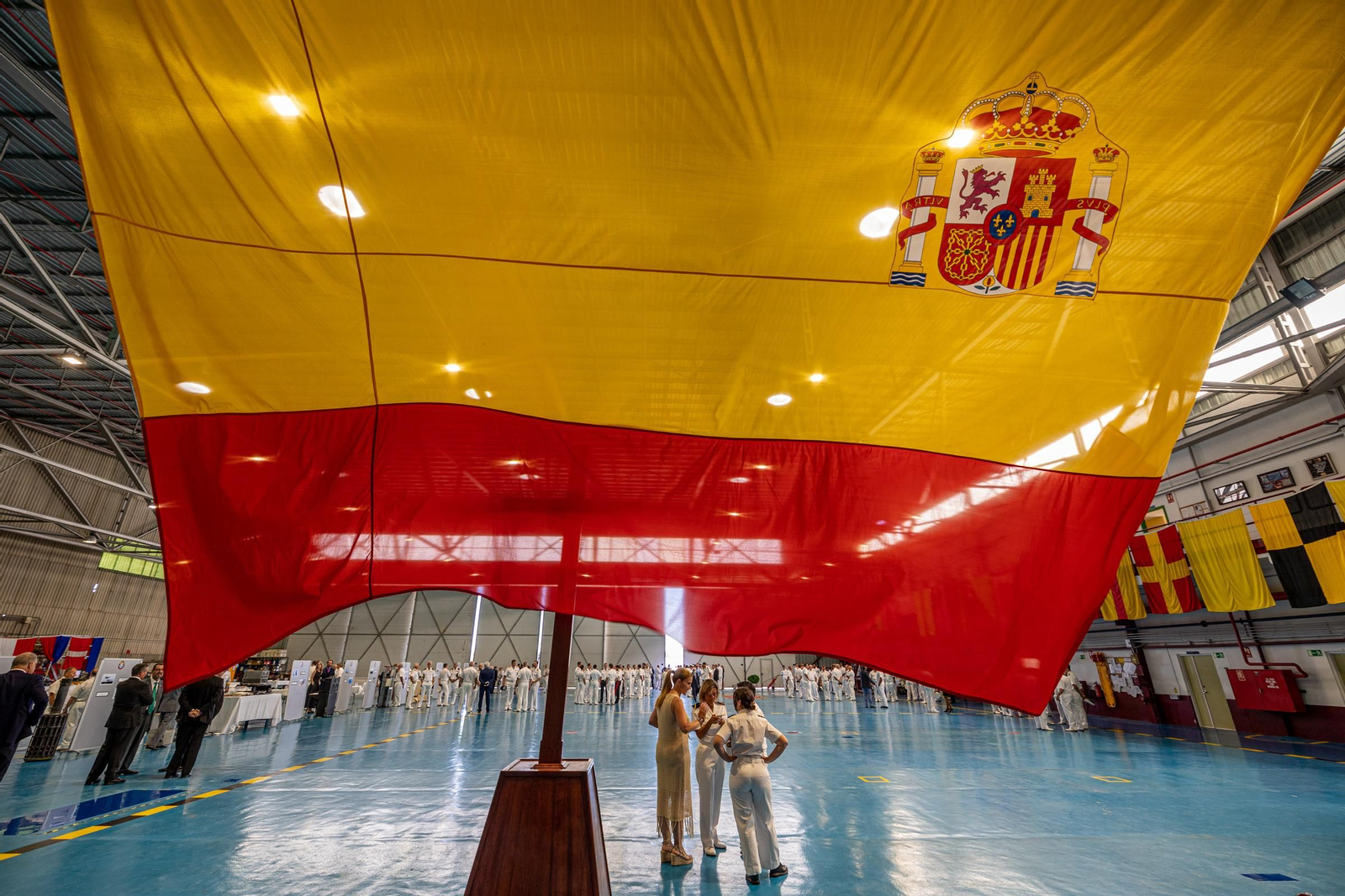 Imágenes de la Despedida del Sea King de la quinta escuadrilla