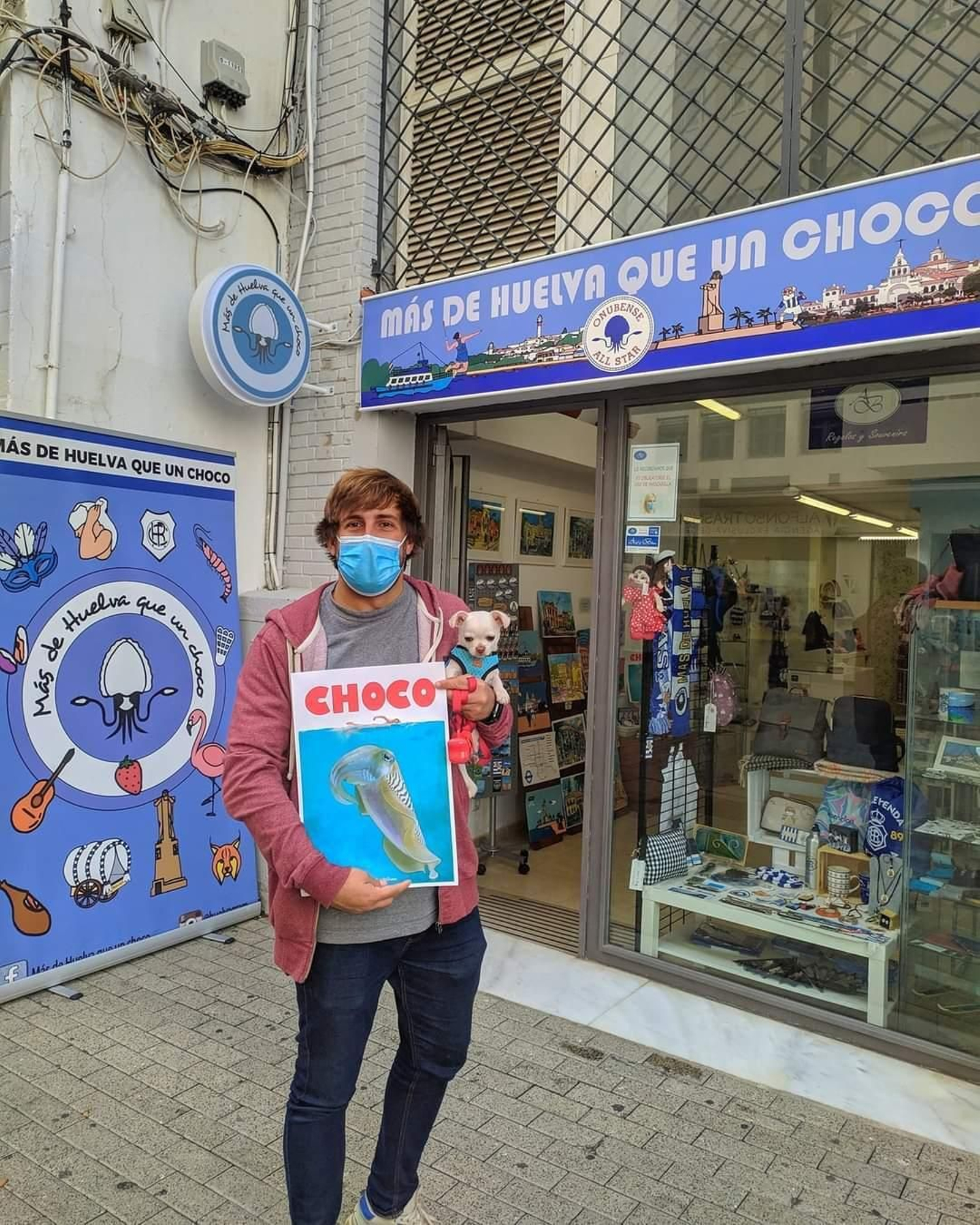 Tienda física de 'Más de Huelva que un choco'