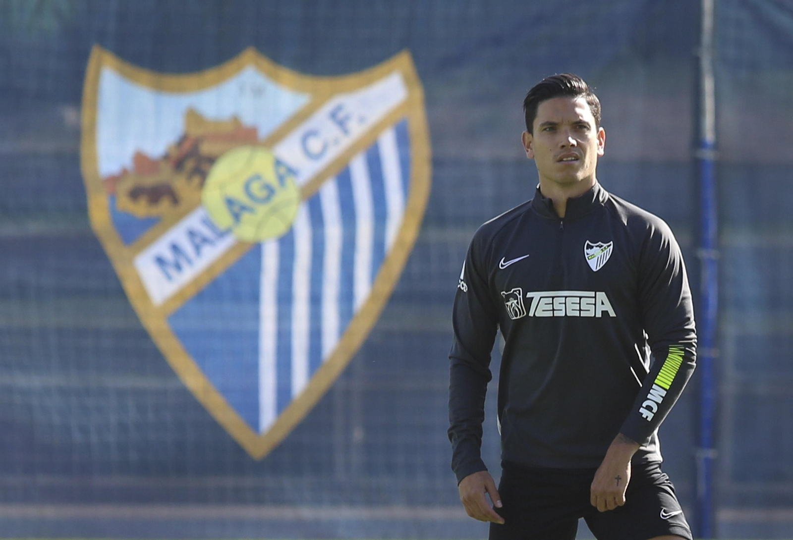 Renato Santos, en un entrenamiento