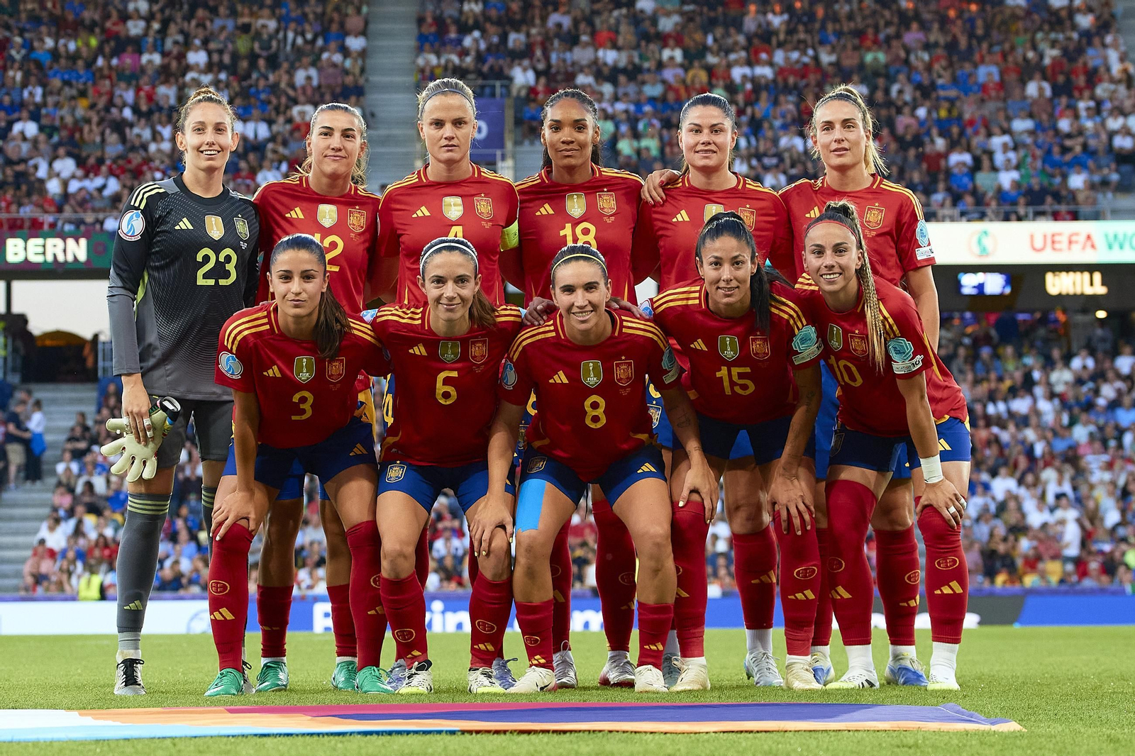 Las fotos del Italia - España de la Eurocopa femenina