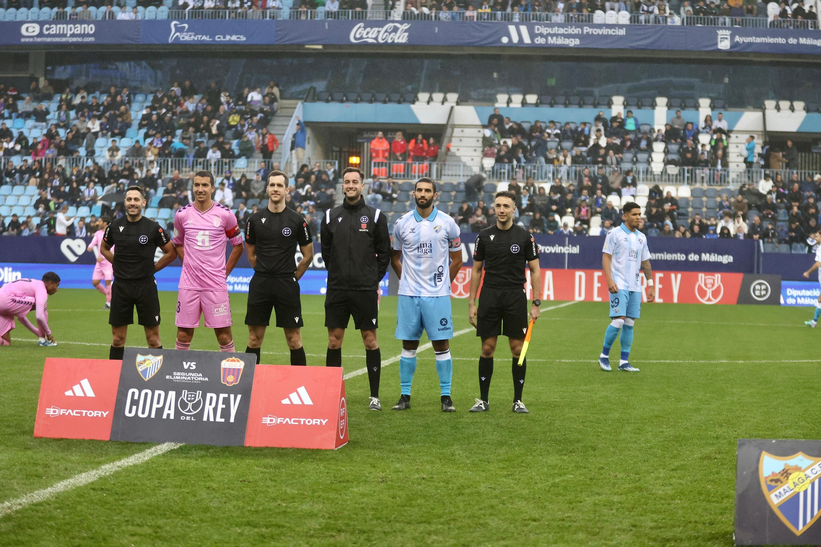 El Málaga CF - Eldense, en fotos