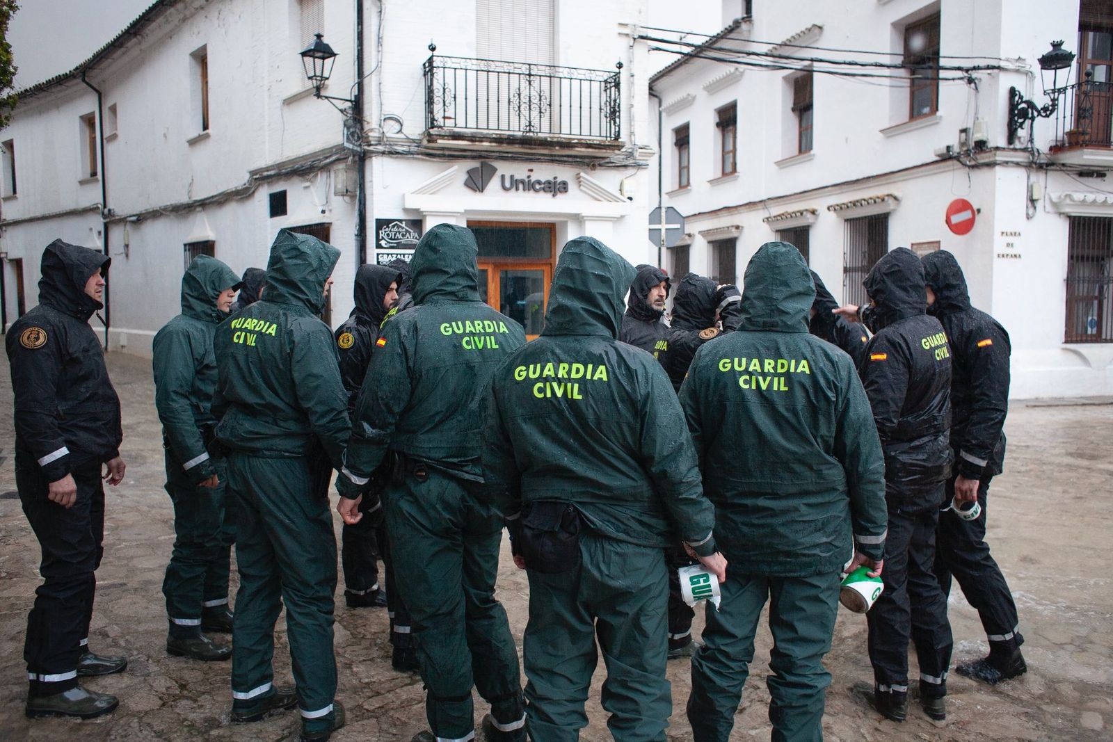 Las imágenes de Grazalema el día del desalojo