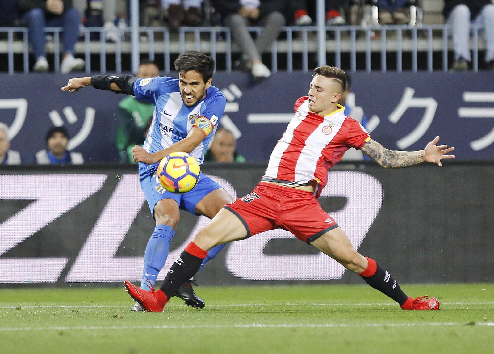 Las imágenes del Málaga-Girona