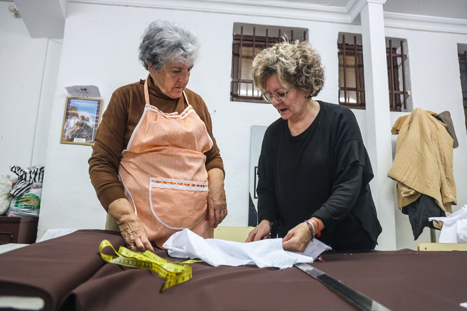 Fotografías del alma del taller de costura de la Sentencia