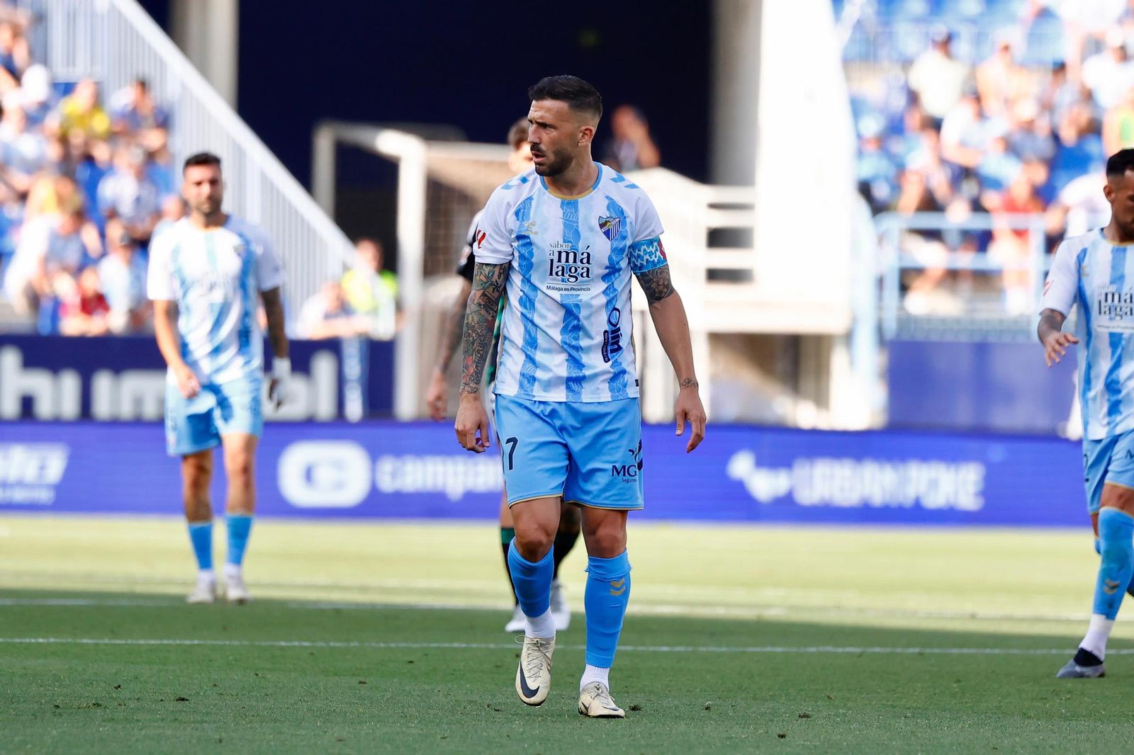 El Málaga CF-Burgos, en fotos