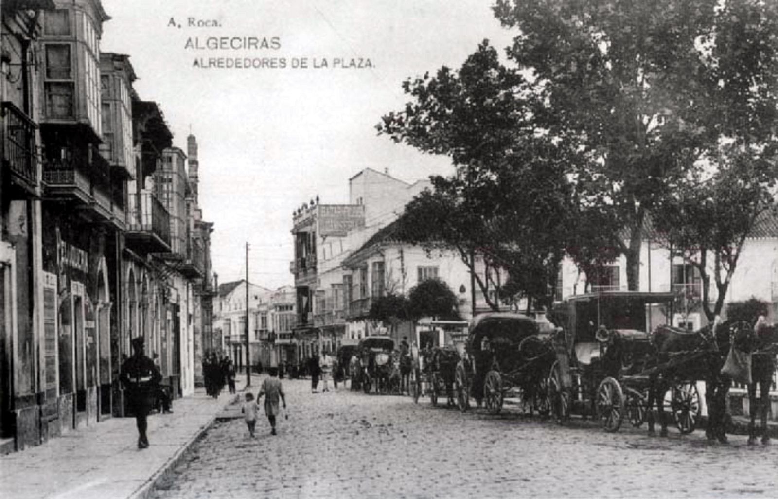 La parada de carruajes de la Plaza Alta.