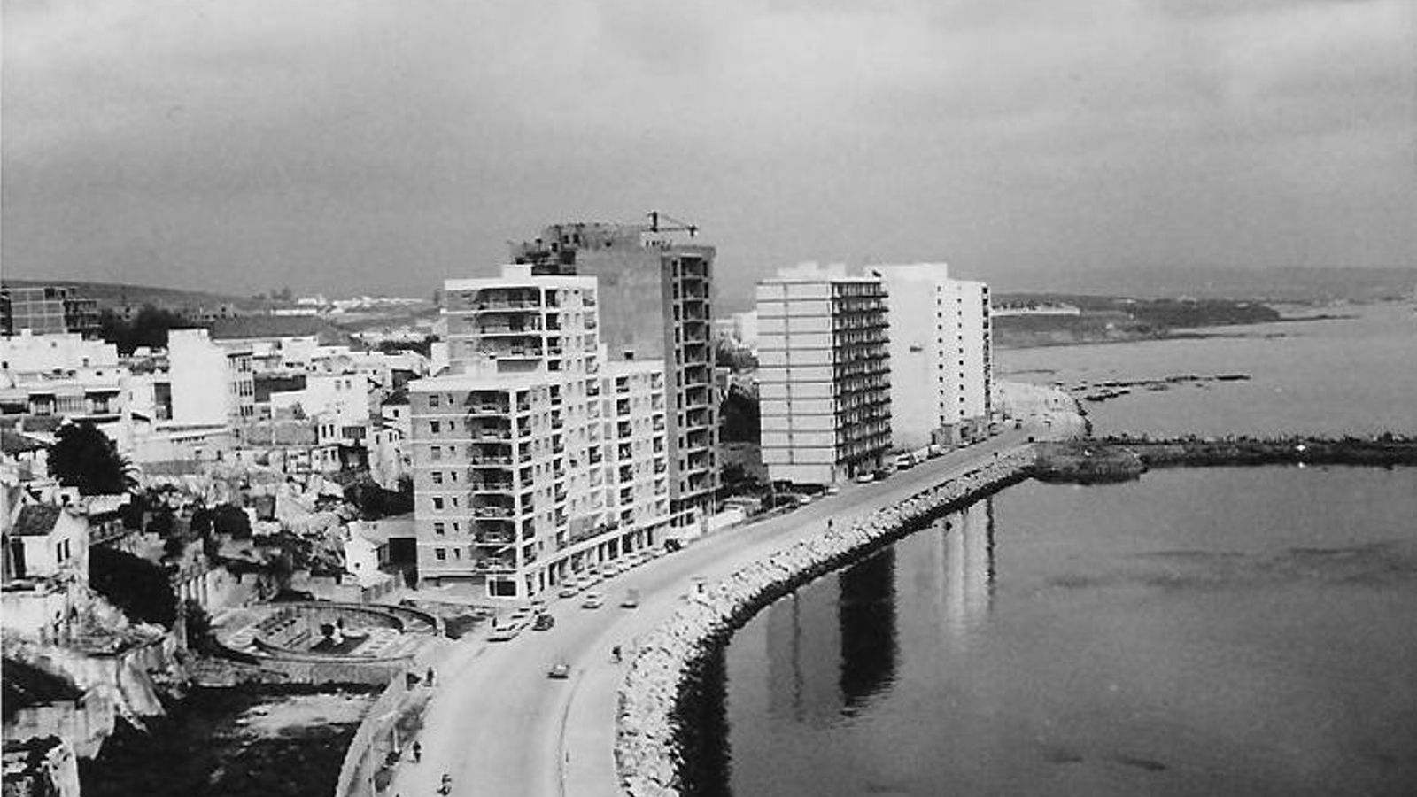El Paseo Marítimo. Fotografía tomada en torno a 1960.