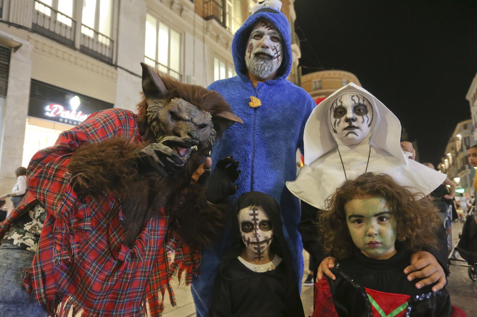 Las fotos de la noche de Halloween en Málaga