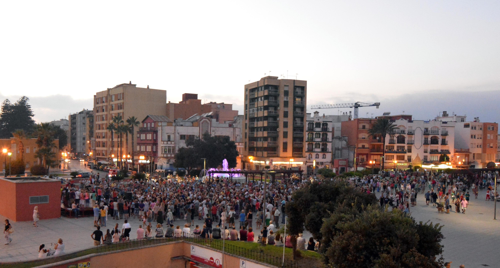 Manifestación por la sanidad pública en La Línea