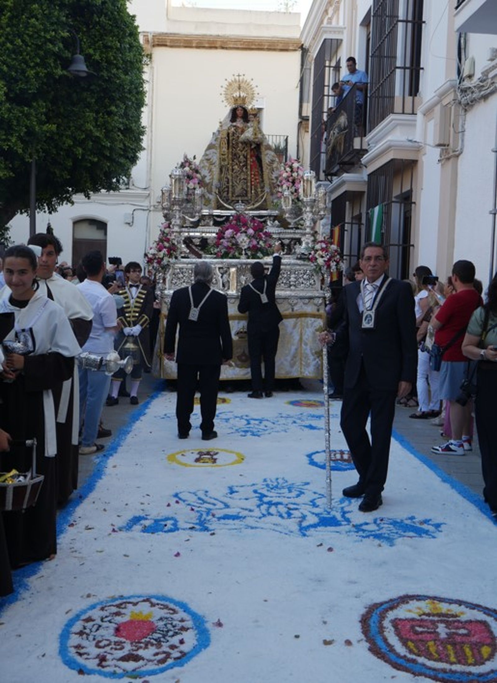 La procesión de la Virgen del Carmen, las imágenes a pie de calle