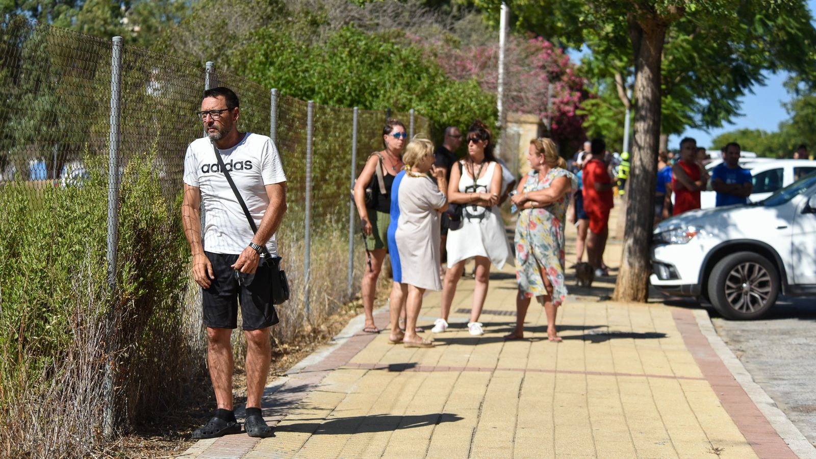 Las fotos del incendio en la barriada de San Bernabé