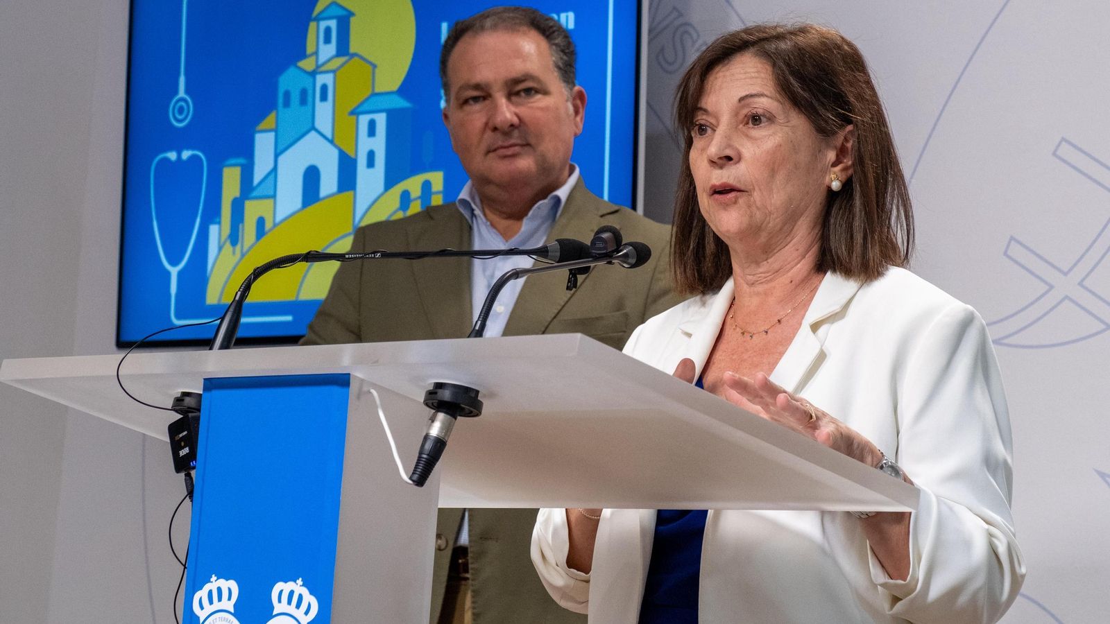 Mercedes Ramblado en la presentación de I Certamen Pueblo Saludable.