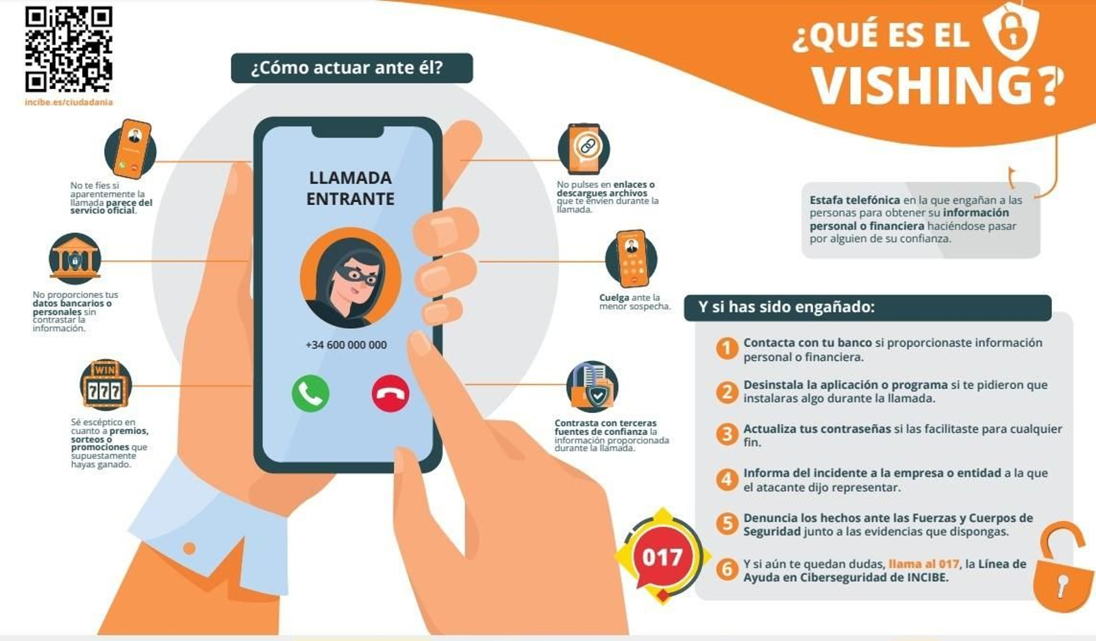 El Incibe alerta de los peligros del vishing