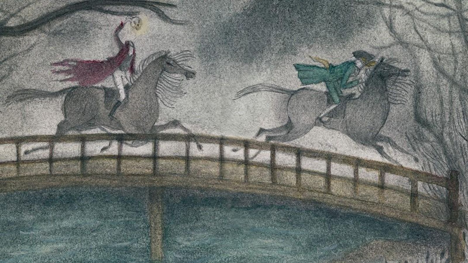 Ilustración de 'La leyenda de Sleepy Hollow', de Nórdica.