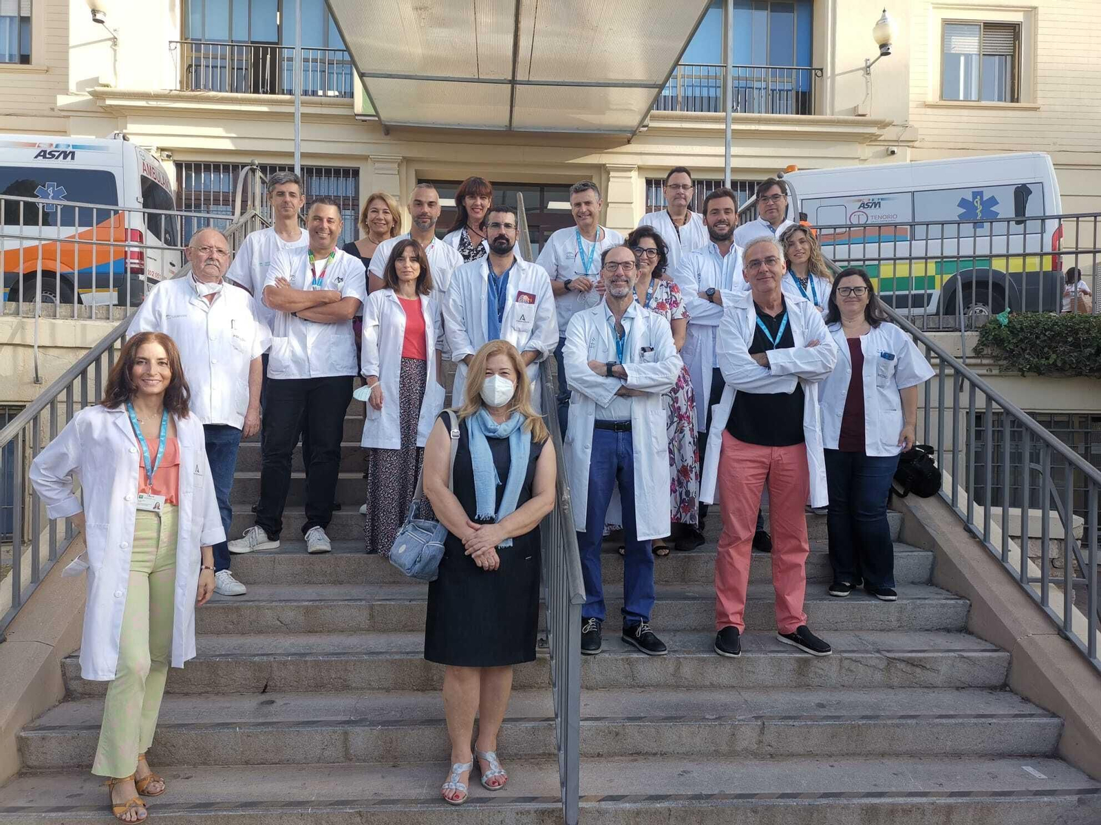 Profesionales del Regional de Málaga que han participado en la investigación. Profesionales del Regional de Málaga que han participado en la investigación.