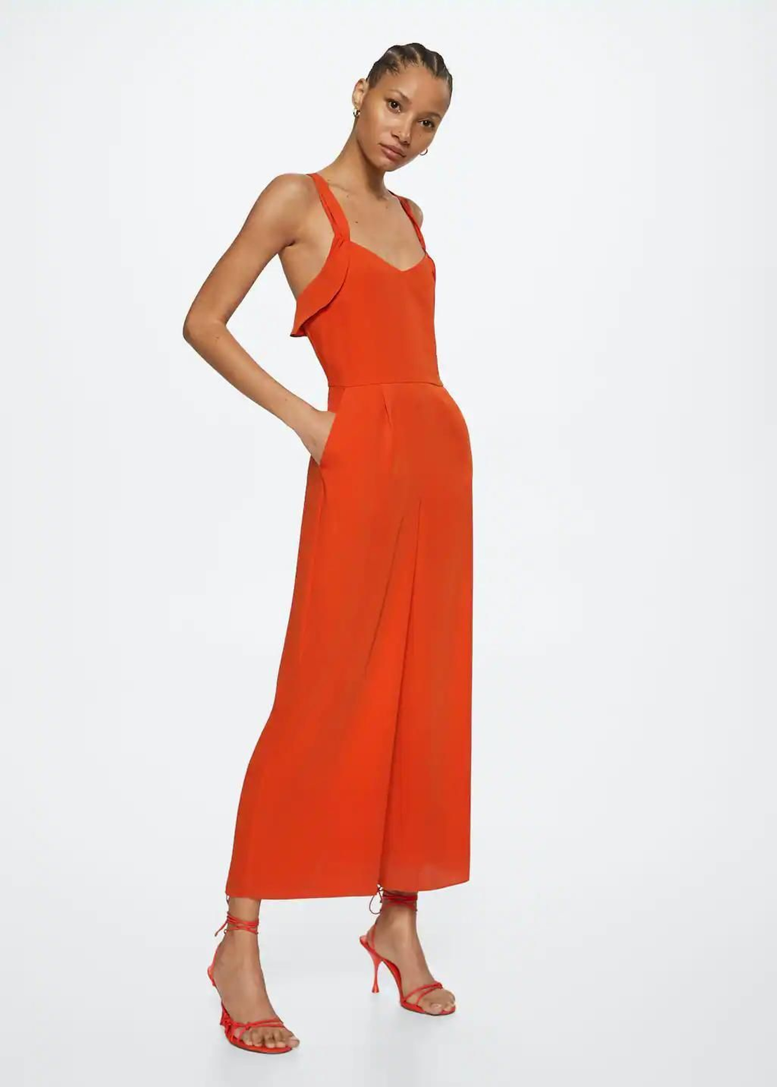 Mono naranja de Mango.