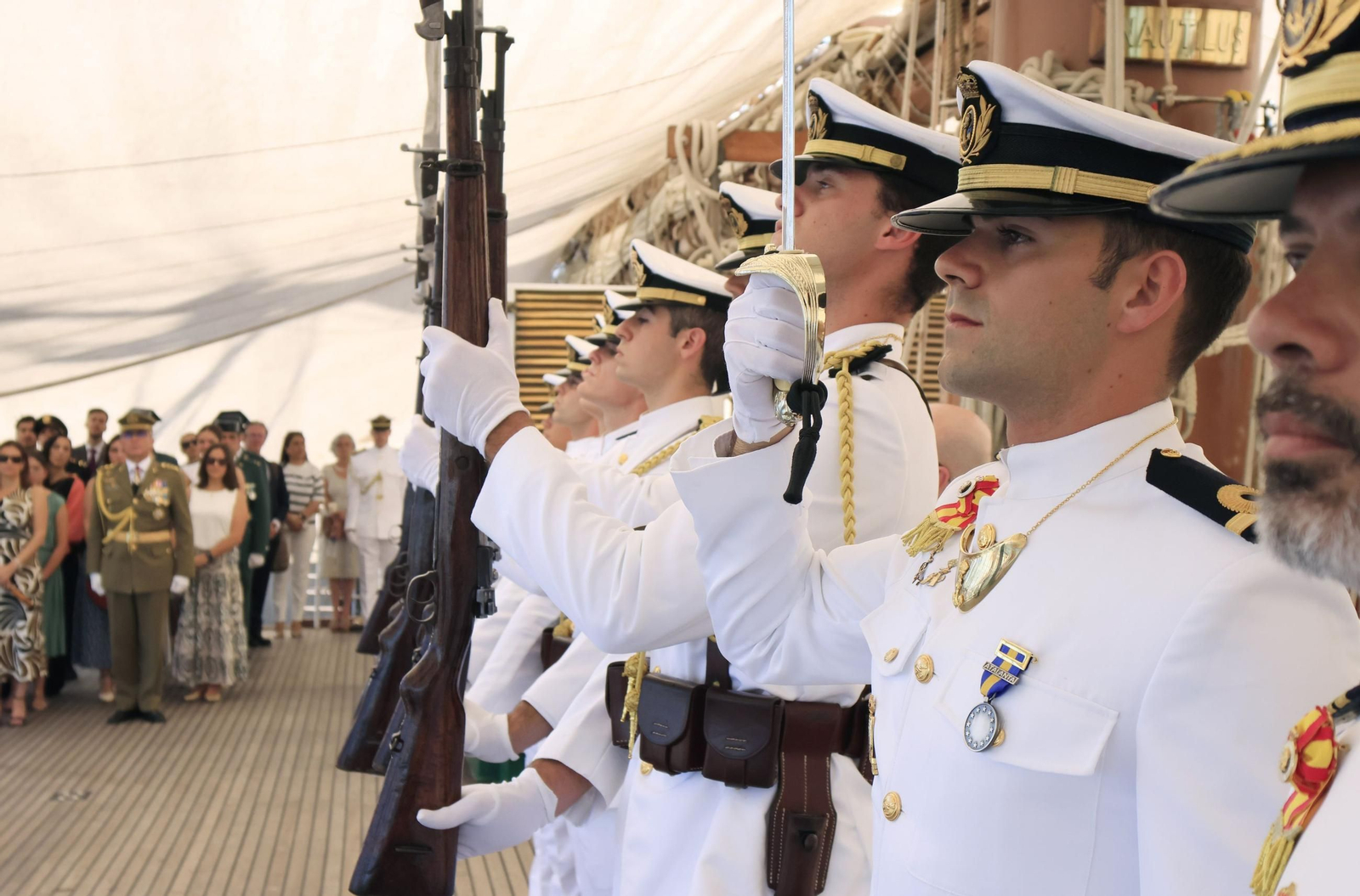 Las imágenes de la parada del 'Juan Sebastián de Elcano' en Cartagena de Indias (Colombia)
