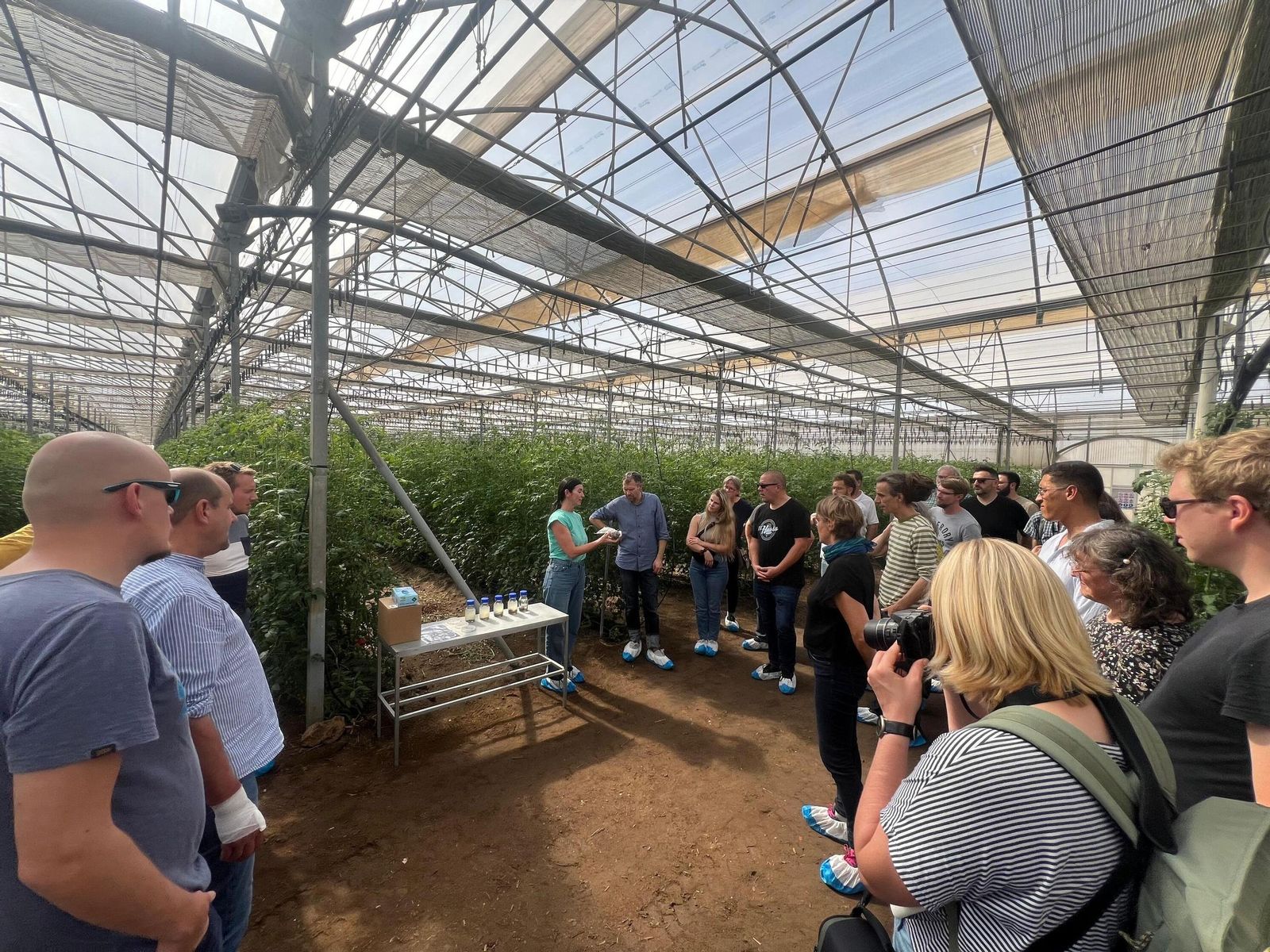 Visita de expedición Europea a conocer la tecnología de la compañía almeriense.