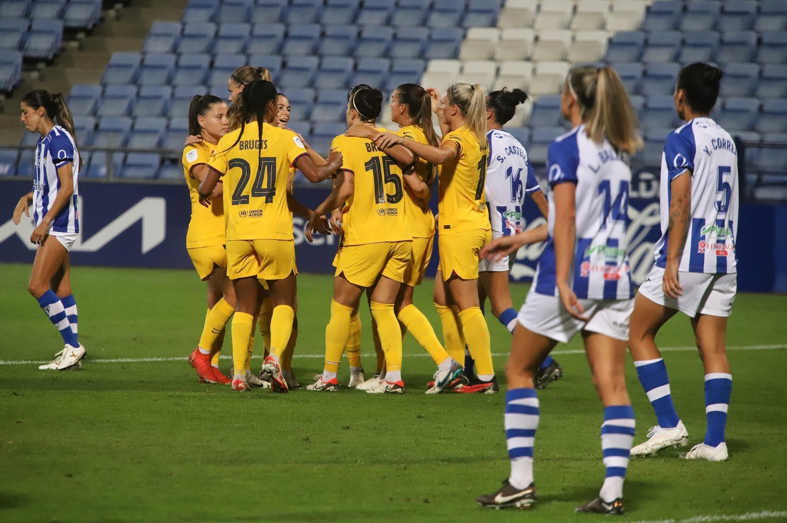 Imágenes del Sporting de Huelva-FC Barcelona