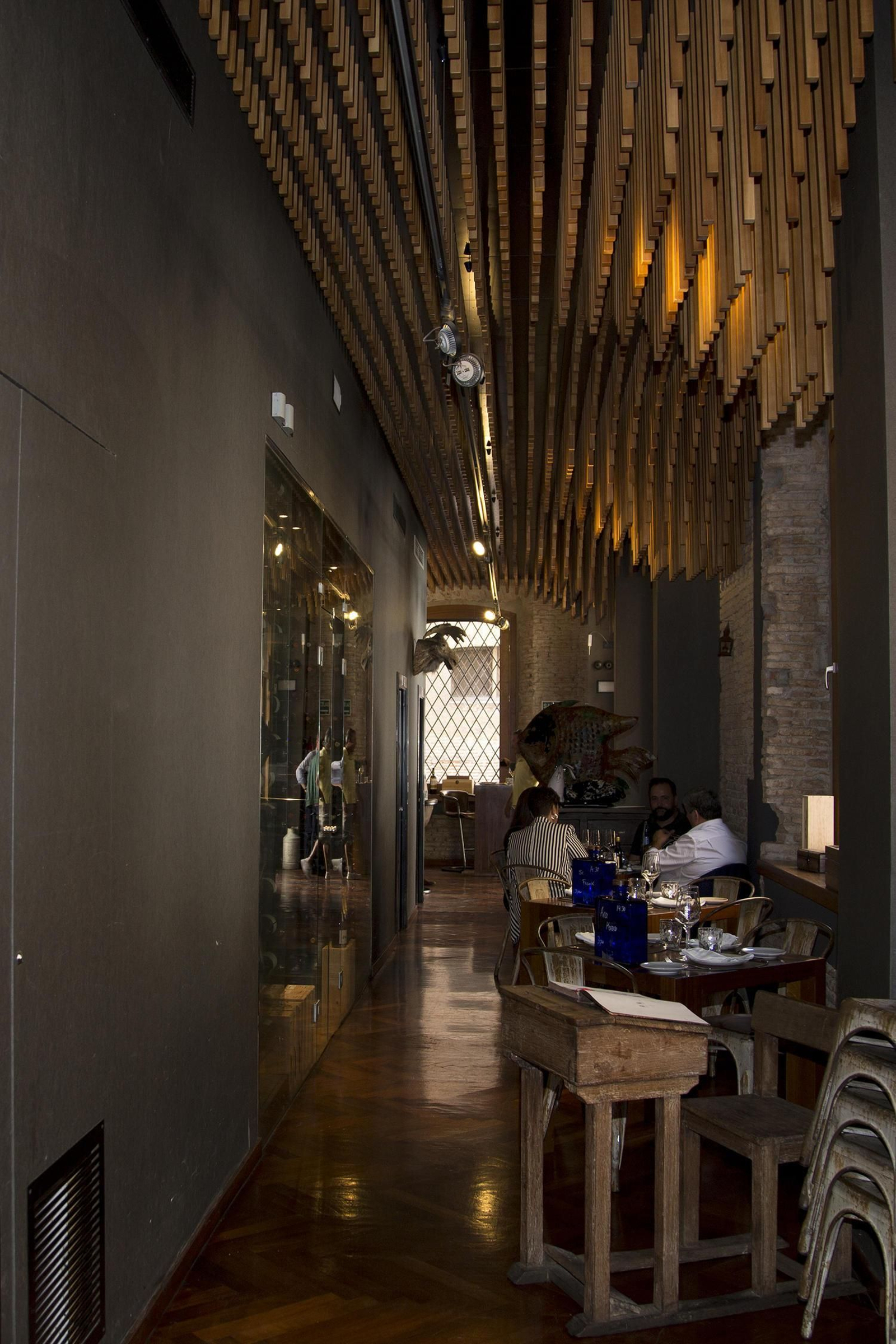 El interior del restaurante.