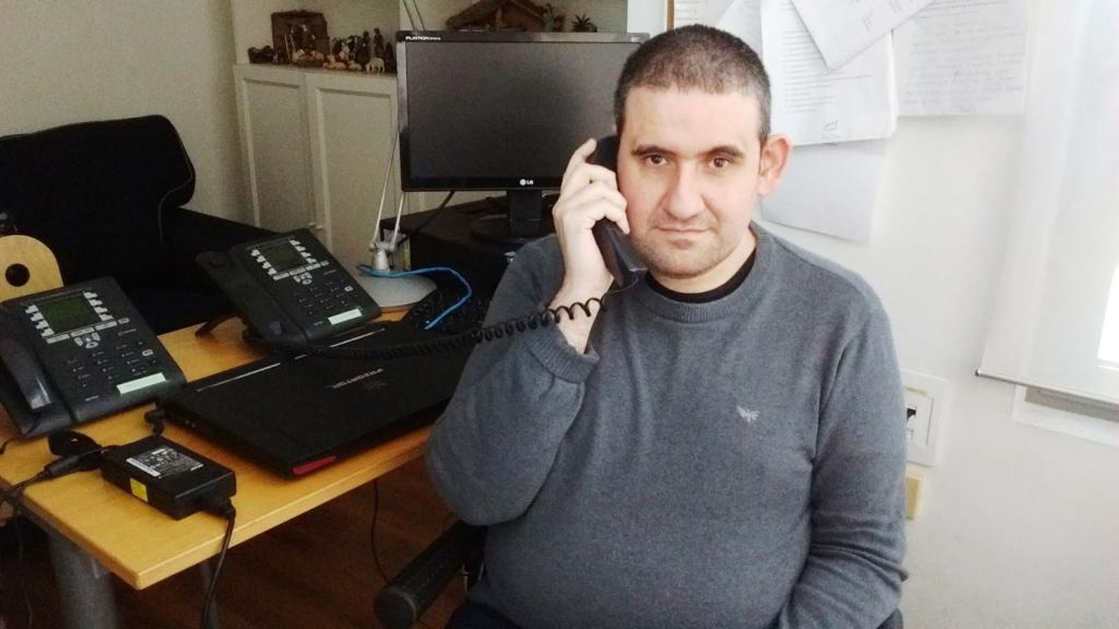 José Portillo, voluntario del Teléfono de la Esperanza.