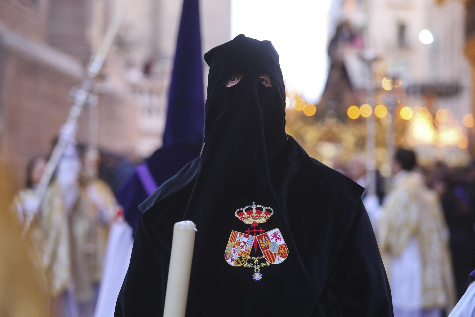 El Rico, en su procesión del Miércoles Santo en Málaga El Rico, en su procesión del Miércoles Santo en Málaga