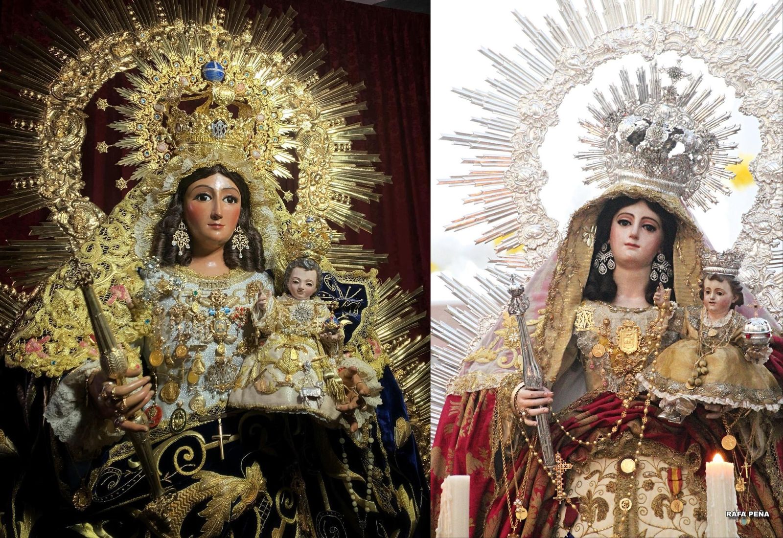 La Virgen de las Nieves, presente en Benacazón o Los Palacios