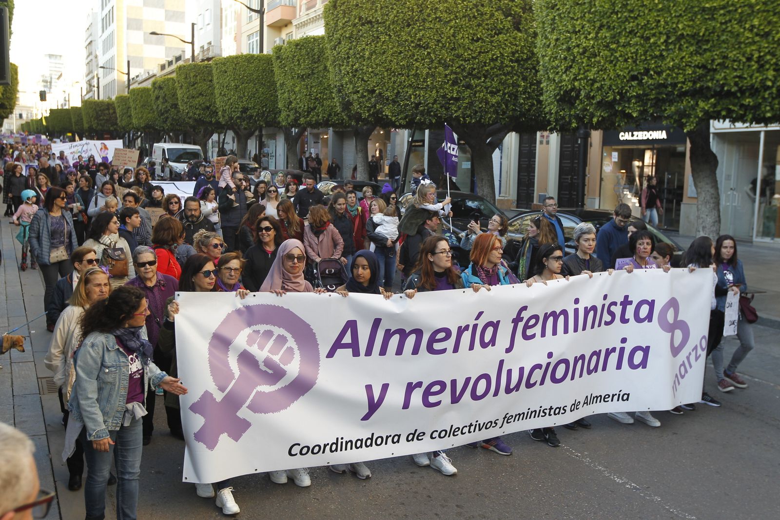 Fotogalería manifestación Día Internacional de la Mujer