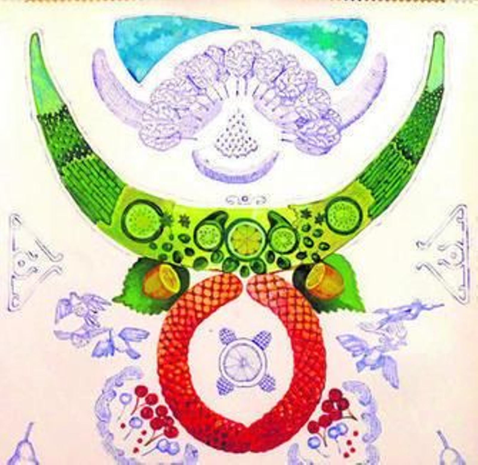 Una de las obras que Montse Caraballo expone en la muestra.