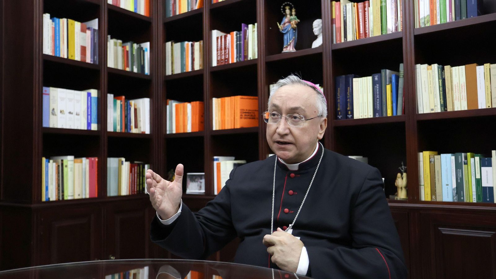 El obispo de Asidonia-Jerez en el transcurso de la entrevista concedida a Diario de Jerez.