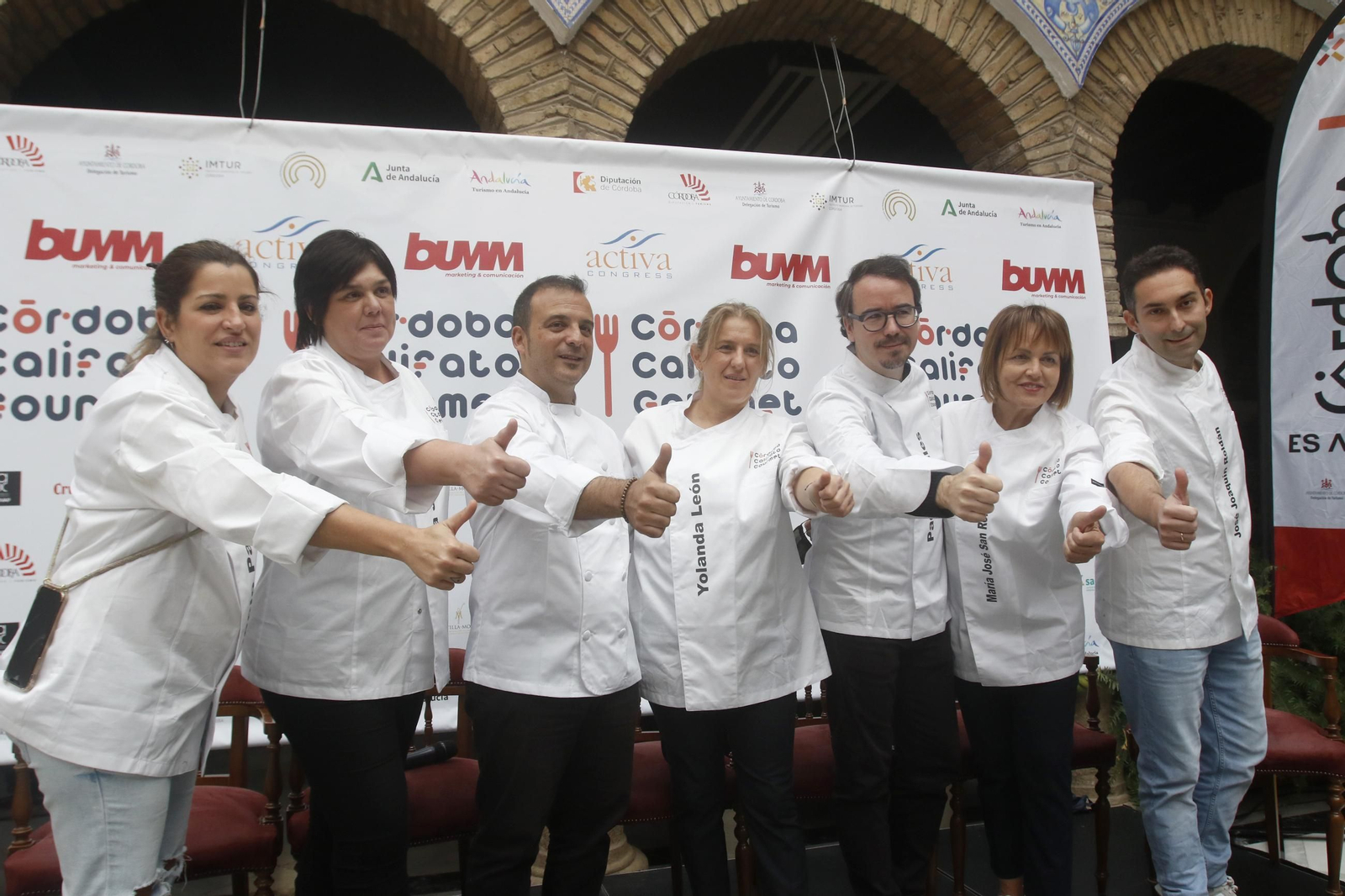 Chefs cordobeses en una edición de Córdoba Califato Gourmet..