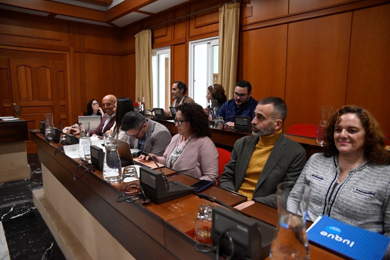 Bancada de la oposición municipal de izquierdas