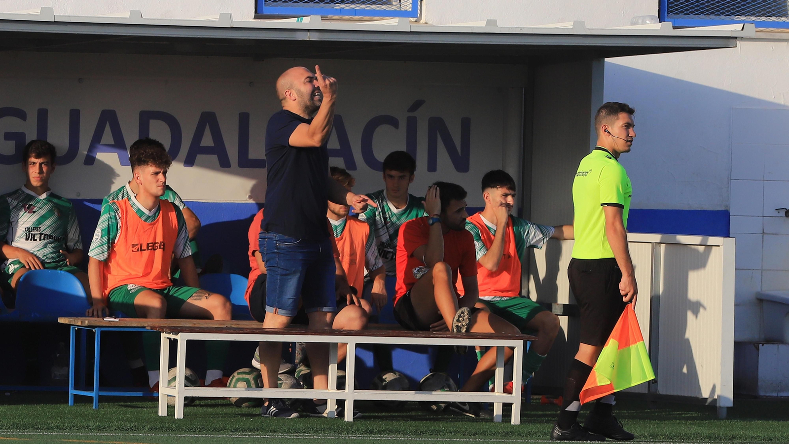 Diego Galiano, muy contento con los tres puntos sumados en La Palma y por la racha del equipo.